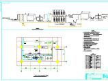 江苏某工程的详细纯净水机房平面及工艺流程图图片1
