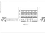 某地四层框架结构消防队办公楼建筑设计施工方案图片1