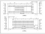 某职业技术学校三层食堂建筑施工图图片1