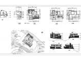 坡地独栋别墅建筑设计方案图，含效果图图片1