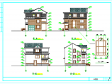 新型农村三层住宅别墅CAD图纸设计方案图片1
