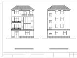 四层小别墅（建筑图与结构图）cad图片1