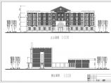 某地区四层简欧风格办公楼建筑设计方案图纸图片1