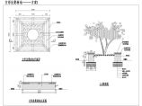 多种方形坐凳树池施工CAD布置图图片1