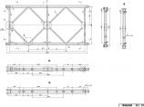 贝雷梁桁架结构设计施工CAD图纸图片1