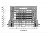 某地9层框架结构医院建筑设计方案图图片1