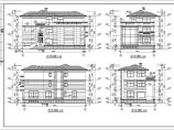 某3层框架单体别墅建筑设计施工图图片1