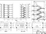 株洲市某六层框架结构商业办公楼建筑施工图图片1