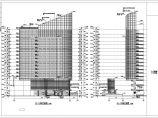 某地17层框架结构酒店建筑方案图图片1