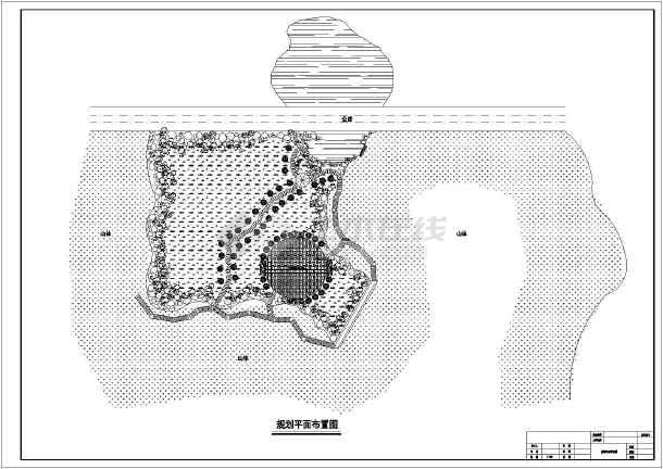 武乡某地区旅游景点规划平面设计图