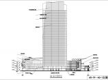 某地框架剪力墙结构高层国际广场建筑设计方案图纸图片1
