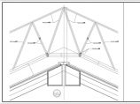 钢结构采光顶棚结构CAD平面布置参考图图片1