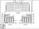 石狮市某公司四层欧式办公楼建筑设计方案图片1