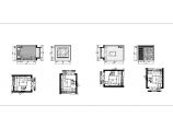 【广州】某商业中心中式风格六居室装修施工图（含效果）图片1