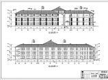 【湖南】三层框架精神病医院建筑、结构图（含计算书）图片1