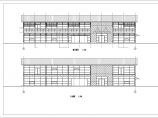 某宏伟售楼处办公楼建筑CAD设计施工图（标注详细）图片1