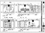 济南框架结构酒店标准间客房室内装修设计施工图图片1