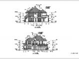 【上海】两层框架简欧别墅区规划及单体设计施工图（含效果图）图片1