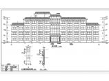 某小学四层砖混结构教学楼建筑设计施工图图片1
