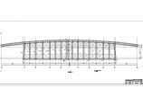 某地桁架钢结构体育场看台全套建筑施工图图片1