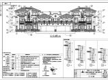 某地三层框架结构双拼别墅建筑设计施工图图片1