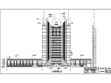 印江县13层框架结构信用联社综合大楼建筑施工图图片1