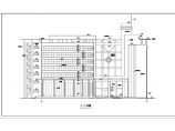 某市8层混凝土框架结构酒店建筑施工图纸图片1