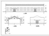 某单层排架厂房建筑及结构设计施工图图片1