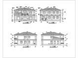 某地2层混凝土框架结构别墅建筑施工图图片1