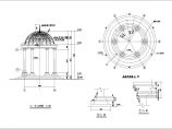 欧式圆顶景观亭设计方案施工图详图图片1