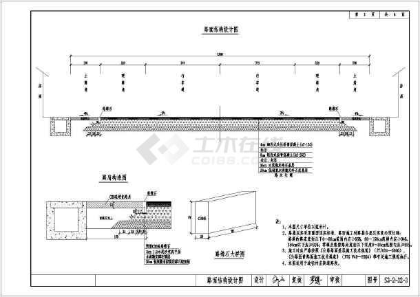 城市道路路面结构图