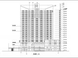 某地十九层框架核心筒结构医院病房楼建筑设计方案图图片1