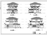 某地三层带架空层框架结构别墅建筑设计方案图图片1
