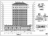 某地13层人防应急救援指挥中心大楼建筑设计施工图图片1