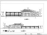 某小区两层框架结构游泳馆建筑设计施工图纸图片1