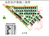 某永阳东庐集镇三角带居住小区建筑规划图图片1