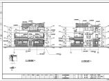 浙江三层框架结构别墅建筑设计施工图图片1