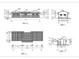 广西某公园内一砖混结构厕所全套设计图纸（建筑和结构）图片1