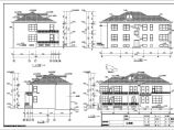 两层砖混结构独栋别墅建筑施工图（含地下室）图片1