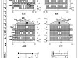 某地三层私人别墅建筑及结构施工图纸图片1
