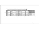 某中学三层框架结构教学办公楼建筑设计方案图图片1
