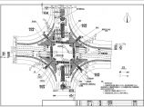 某地区道路十字路口交通规划设计方案图图片1