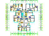 某地点式高层户型详细建筑设计图（共2张）图片1
