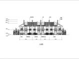 现代仿古四合院两层联排别墅方案设计图片1