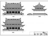 某地区混合结构仿宋寺庙重檐大殿建筑施工图图片1