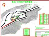 【武汉市】电站厂区枢纽及主副厂房平面布置图图片1