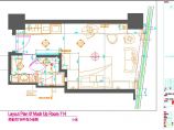 【福州市】香格里拉酒店标准样板房装修施工图图片1