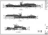 上海某单层框架结构会所建筑设计方案图图片1