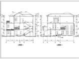 某地三层框架结构欧式别墅建筑设计方案图图片1
