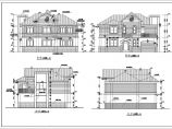 某地区二层框架结构别墅建筑设计施工图图片1